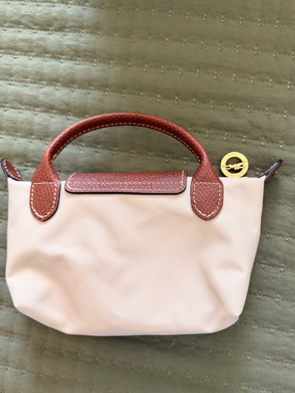 Longchamp Le Pliage Original Pouch with Handle - Picture 5 of 8